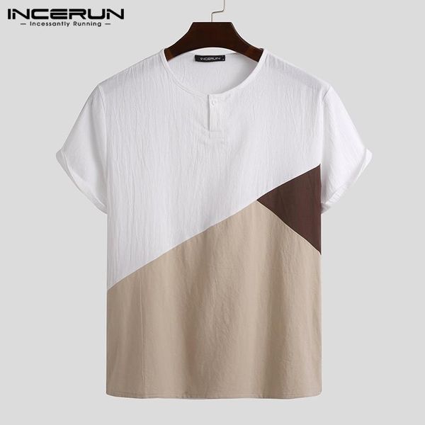 summer patchwork men t shirt cotton short sleeve streetwear o neck breathable casual tee harajuku 2020 camiseta incerun 3xl, White;black
summer patchwork men t shirt cotton short sleeve streetwear o neck breathable casual tee harajuku 2020 camiseta incerun 3xl, White;black