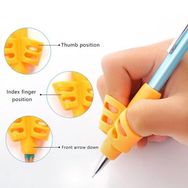 refills 3pcs kids writing pencil holder learning pen aid grip posture correction for students practise silicone, Black;red
refills 3pcs kids writing pencil holder learning pen aid grip posture correction for students practise silicone, Black;red