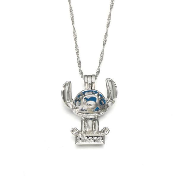 cartoon ohana necklace pearl cage locket necklace engraved pendant ohana family friendship jewelry kawaii gift, Silver
cartoon ohana necklace pearl cage locket necklace engraved pendant ohana family friendship jewelry kawaii gift, Silver