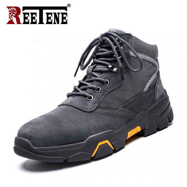 reetene outdoor non-slip men's boots men warm boots lightweight waterproof for men comfort male shoes, Black 
reetene outdoor non-slip men's boots men warm boots lightweight waterproof for men comfort male shoes, Black