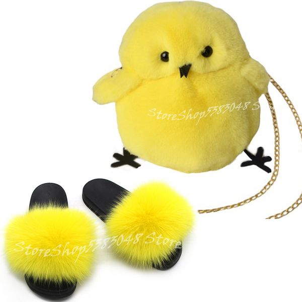 women plush slippers mixed colors real fur slippers lovely soft animal fur bag shoulder chain bag fashion women flip flops, Black
women plush slippers mixed colors real fur slippers lovely soft animal fur bag shoulder chain bag fashion women flip flops, Black