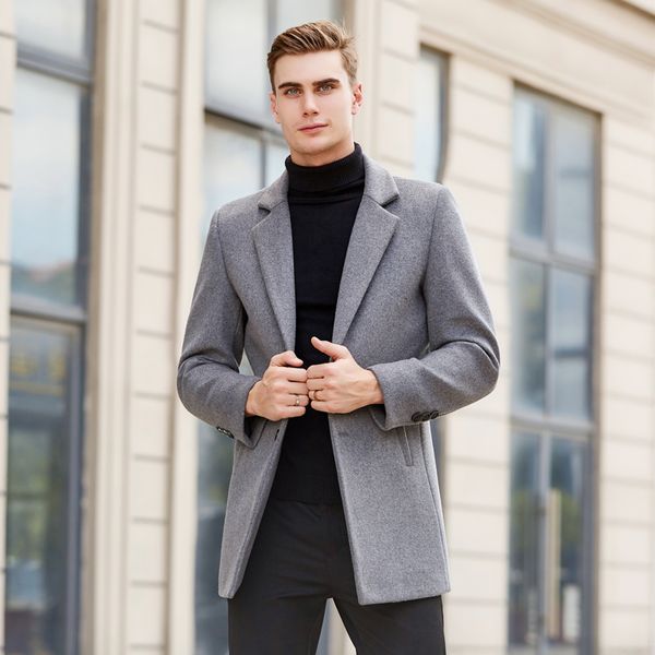 men's coat wool long overcoat men warm men's jacket solid trench coat winter men casual black gray navy blue overcoat
men's coat wool long overcoat men warm men's jacket solid trench coat winter men casual black gray navy blue overcoat