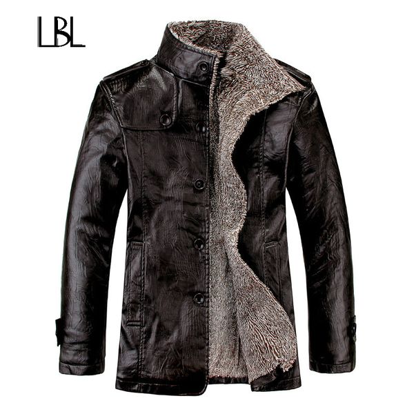 vintage pu leather jackets men's winter warm thicken faux fur fleece liner men jacket windproof stand collar slim fit male coat, Black;brown
vintage pu leather jackets men's winter warm thicken faux fur fleece liner men jacket windproof stand collar slim fit male coat, Black;brown