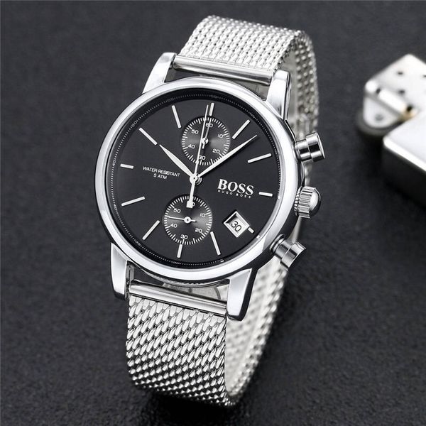 men fashion simple business watch all dial work full function quartz satch mesh steel band men watches
men fashion simple business watch all dial work full function quartz satch mesh steel band men watches