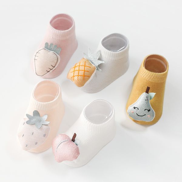 20 spring and summer new fruit cartoon non-slip toddler baby floor socks 0-1-3 baby socks childrens no-show socks, Pink;yellow
20 spring and summer new fruit cartoon non-slip toddler baby floor socks 0-1-3 baby socks childrens no-show socks, Pink;yellow