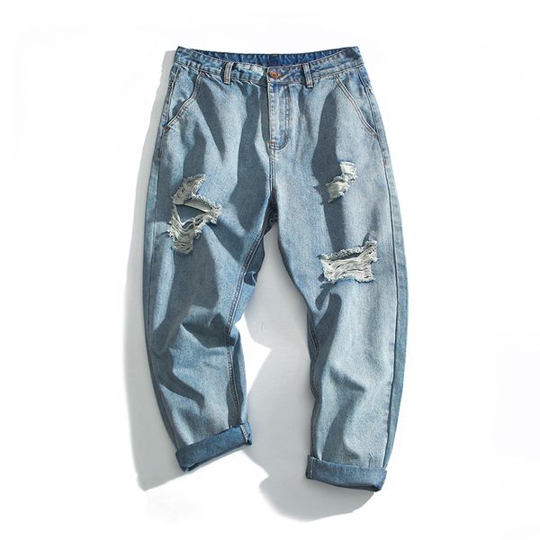 2020 spring and summer new men's casual business pure color simple trousers jeans street denim pants man hip-hop fashion tide, Blue
2020 spring and summer new men's casual business pure color simple trousers jeans street denim pants man hip-hop fashion tide, Blue