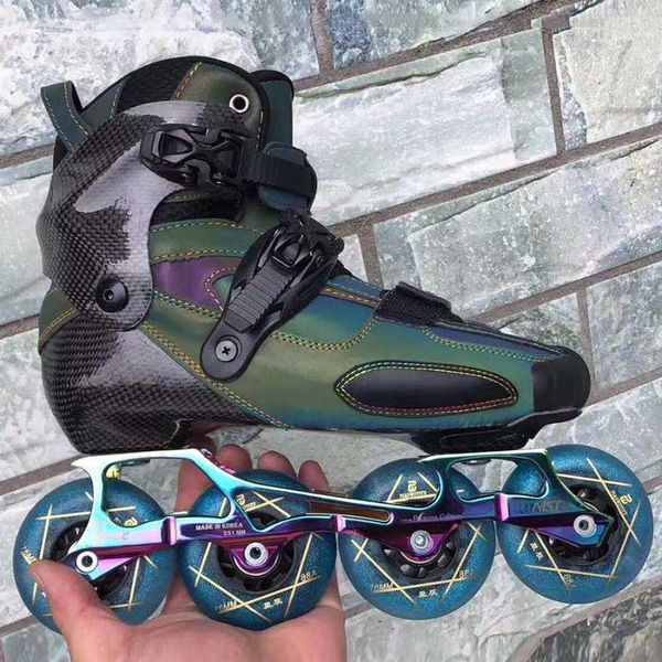 2020 reflective carbon fiber slalom inline skates child roller skating shoes sliding patines similar with igor ksj
2020 reflective carbon fiber slalom inline skates child roller skating shoes sliding patines similar with igor ksj