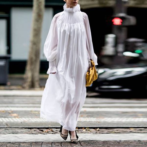 long maxi dress 2020 vonda women casual long sleeve solid color party dresses loose elegant beach sundress femme party vestidos, Black;gray
long maxi dress 2020 vonda women casual long sleeve solid color party dresses loose elegant beach sundress femme party vestidos, Black;gray