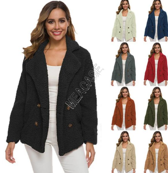 women sherpa coat winter thicken fleece jacket warm plush outwear pocket overcoat plus size women clothes jacket 12color d82604, Black
women sherpa coat winter thicken fleece jacket warm plush outwear pocket overcoat plus size women clothes jacket 12color d82604, Black