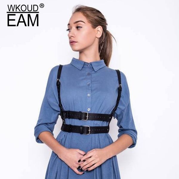 wkoud eam 2020 new pu leather belly chain for women personality all-match strap trendy slim corset female belt tide pf774, Black;brown
wkoud eam 2020 new pu leather belly chain for women personality all-match strap trendy slim corset female belt tide pf774, Black;brown