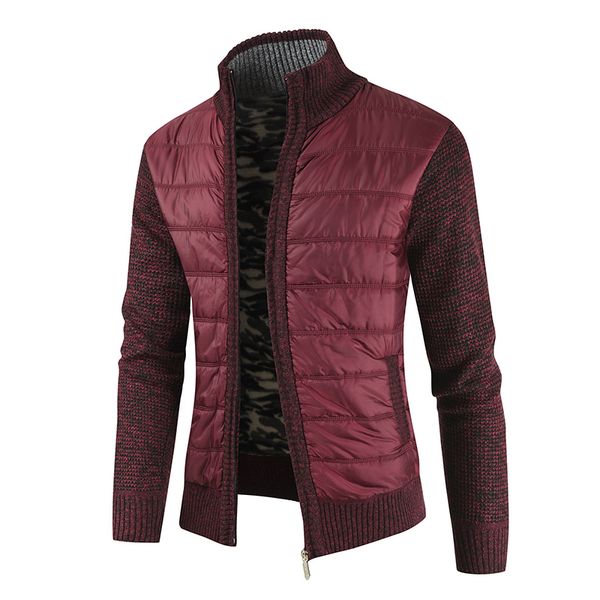 men's sweaters winter fleece sweater coat thick patchwork wool cardigan muscle fit knitted jackets fashionable male clothing for autumn, White;black
men's sweaters winter fleece sweater coat thick patchwork wool cardigan muscle fit knitted jackets fashionable male clothing for autumn, White;black