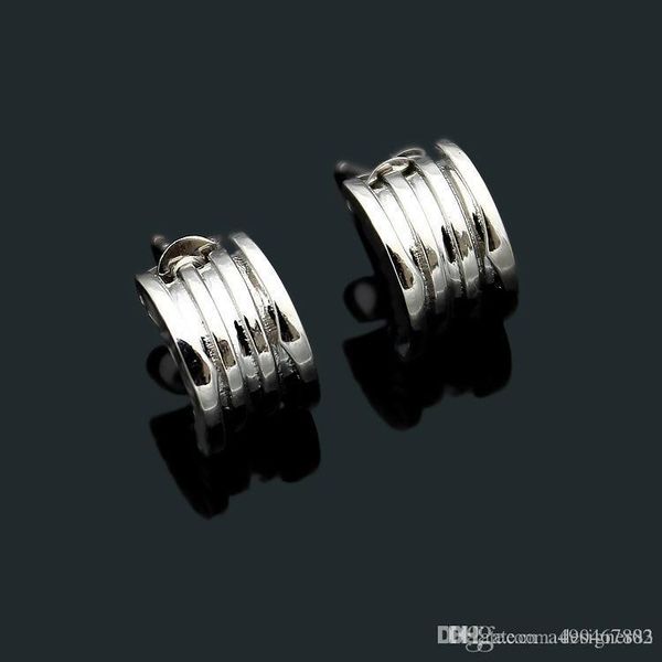 new fashion brand titanium steel earrings 18k rose silver earrings suitable for men and women couples gift come with dust bag, Golden;silver
new fashion brand titanium steel earrings 18k rose silver earrings suitable for men and women couples gift come with dust bag, Golden;silver