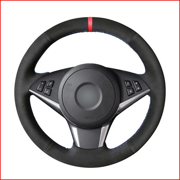 black suede red marker steering wheel cover for bmw e60 530d 545i 550i e61 touring 2005-2009 e63 e64 630i 645ci 650i 2004-2009
black suede red marker steering wheel cover for bmw e60 530d 545i 550i e61 touring 2005-2009 e63 e64 630i 645ci 650i 2004-2009