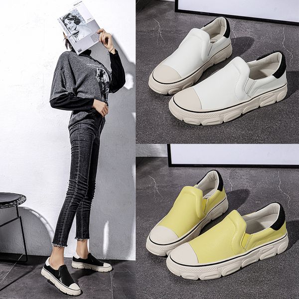 natural leather white shoes women's 2020 new breathable comfortable flat keel thin shoes casual student, Black
natural leather white shoes women's 2020 new breathable comfortable flat keel thin shoes casual student, Black