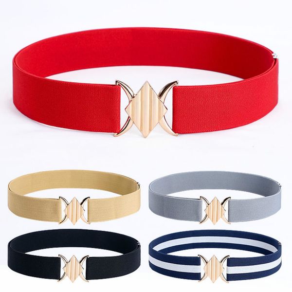 new waist band men /women with elastic belts luxury design gold buckle waist belt with skirt decoration outside seal, Black;brown
new waist band men /women with elastic belts luxury design gold buckle waist belt with skirt decoration outside seal, Black;brown