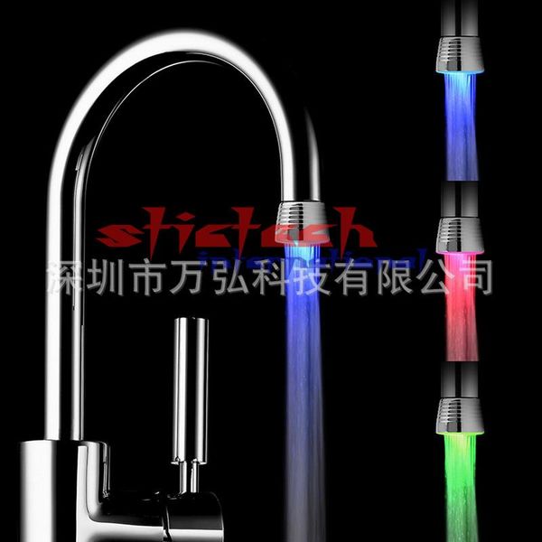 by dhl or ems 100pcs rgb temperature sensor intelligent recognition temperature led light color water tap faucet shower
by dhl or ems 100pcs rgb temperature sensor intelligent recognition temperature led light color water tap faucet shower
