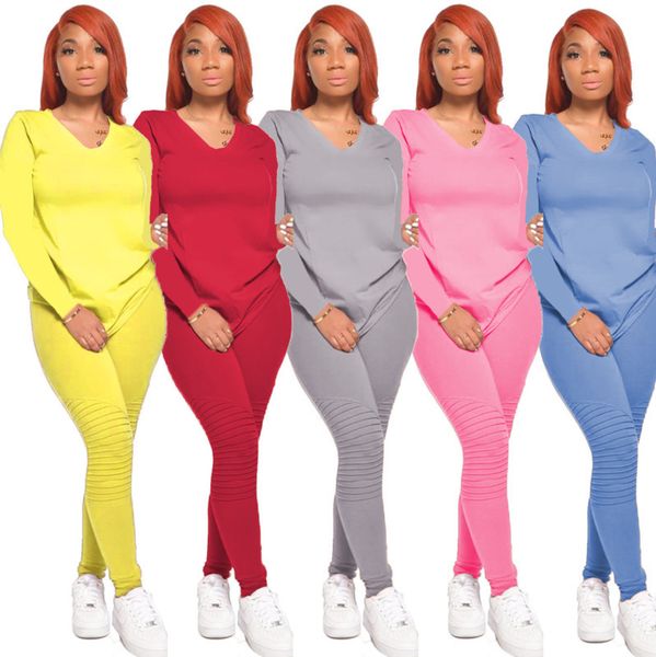 women two piece set sports pleated long sleeve trousers outfits designer tracksuit fashion t shirt pencil pants matching casual clothing 856, White
women two piece set sports pleated long sleeve trousers outfits designer tracksuit fashion t shirt pencil pants matching casual clothing 856, White