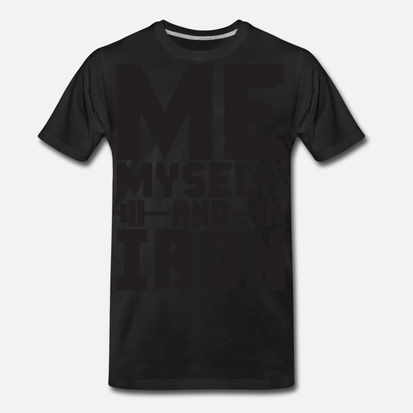me myself and iron t shirt men character short sleeve size s-3xl fit sunlight basic summer style letter shirt
me myself and iron t shirt men character short sleeve size s-3xl fit sunlight basic summer style letter shirt