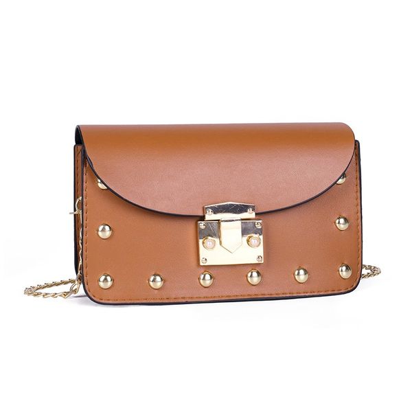 fashion women rivets bag solid color messenger shoulder hasp handbag temperament retro simple solid color leather buckle h1
fashion women rivets bag solid color messenger shoulder hasp handbag temperament retro simple solid color leather buckle h1