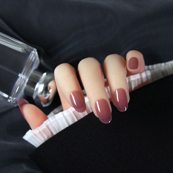 24pcs/box transparent purple fake nail press on patch detachable mid-length oval head summer wearable artificial nails with glue, Red;gold
24pcs/box transparent purple fake nail press on patch detachable mid-length oval head summer wearable artificial nails with glue, Red;gold