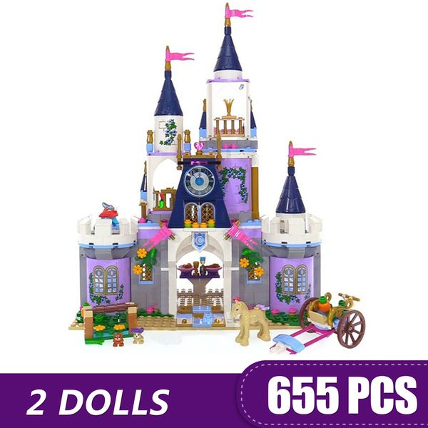 655pcs small building blocks toys compatible with legoe cinderella's fantasy castle gift for girls boys children diy
655pcs small building blocks toys compatible with legoe cinderella's fantasy castle gift for girls boys children diy
