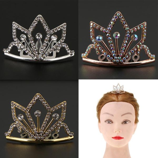 mini crown clear rhinestone tiara princess flower fancy dress wedding jewelry p prop, Golden;silver
mini crown clear rhinestone tiara princess flower fancy dress wedding jewelry p prop, Golden;silver
