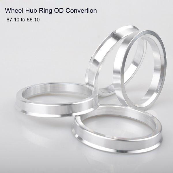 4pcs wheel hub center rings aluminum alloy centric hub ring od 67.1mm to id 66.1mm
4pcs wheel hub center rings aluminum alloy centric hub ring od 67.1mm to id 66.1mm