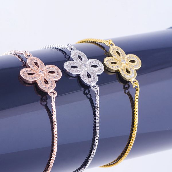 jewelry bijoux zircon flower bracelet charms handmade copper micro pave square chain bracelets & bangles for women diy gifts, Golden;silver
jewelry bijoux zircon flower bracelet charms handmade copper micro pave square chain bracelets & bangles for women diy gifts, Golden;silver