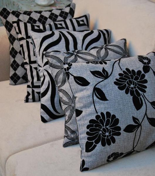 pastoral single side black gray silk imitation linen home decor cushion cover 45x45cm throw pillow case for sofa 60 pillowcase
pastoral single side black gray silk imitation linen home decor cushion cover 45x45cm throw pillow case for sofa 60 pillowcase