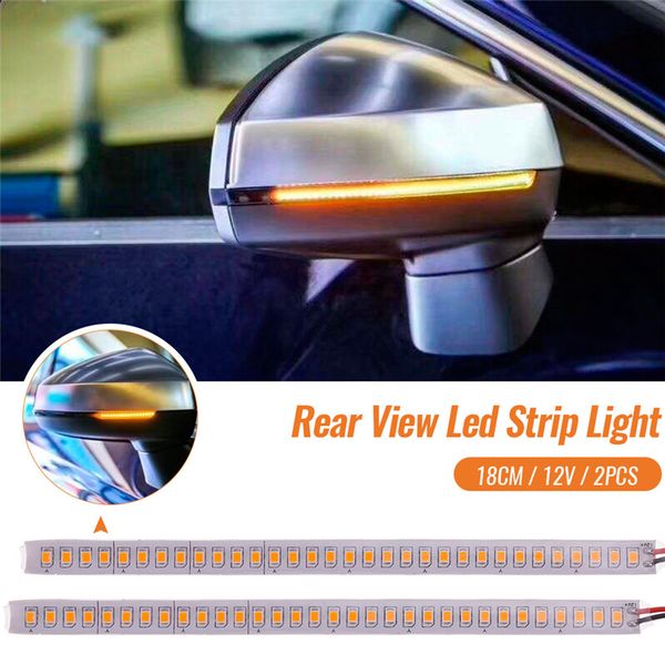 2 pcs 15/18/28cm car rear mirrors flexible flowing turn signal light strip amber 12v rear view dynamic car led strip light
2 pcs 15/18/28cm car rear mirrors flexible flowing turn signal light strip amber 12v rear view dynamic car led strip light