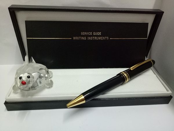 145 classique platinum line legrand black body gold clip ballpoint pen white star inlay serial number, Blue;orange
145 classique platinum line legrand black body gold clip ballpoint pen white star inlay serial number, Blue;orange