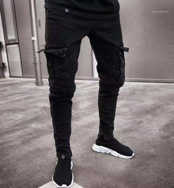 jeans spring black ripped holes design jean pencil pants pockets hommes pantalones 19ss mens designer, Blue
jeans spring black ripped holes design jean pencil pants pockets hommes pantalones 19ss mens designer, Blue