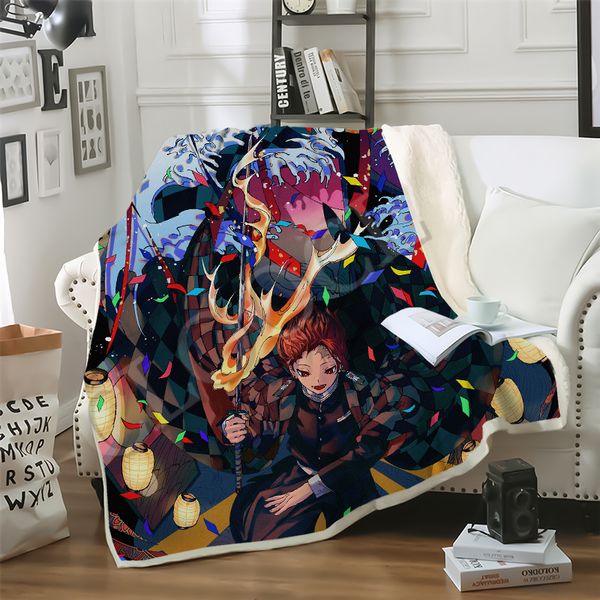 cloocl kimetsu no yaiba kamado tanjirou blanket 3d print double layer demon slayer sherpa blanket on bed home textiles dreamlike style
cloocl kimetsu no yaiba kamado tanjirou blanket 3d print double layer demon slayer sherpa blanket on bed home textiles dreamlike style