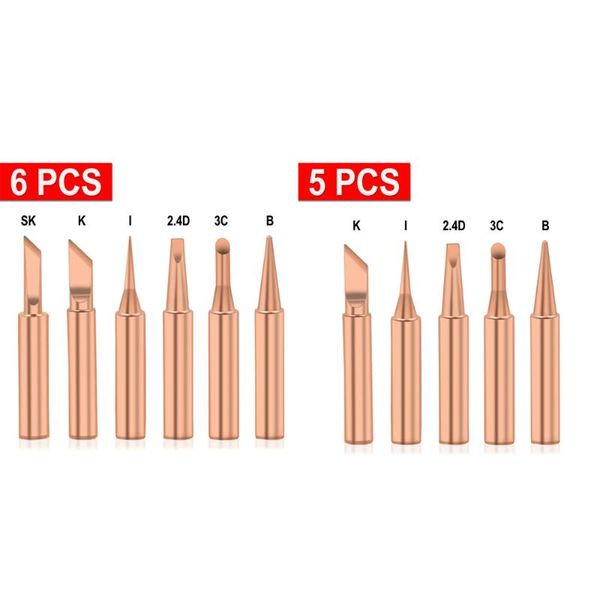 5pcs/lot pure copper 900m-t soldering iron tip lead-solder tips welding head bga soldering tools
5pcs/lot pure copper 900m-t soldering iron tip lead-solder tips welding head bga soldering tools