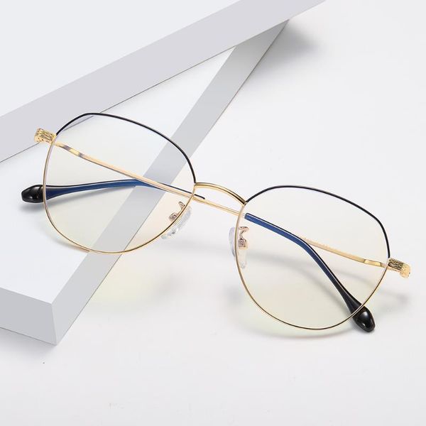 thin metal glasses frame anti-blue light computer glasses oval eyeglasses anti-blu ray simple optics eyewear frame for women men, Black
thin metal glasses frame anti-blue light computer glasses oval eyeglasses anti-blu ray simple optics eyewear frame for women men, Black