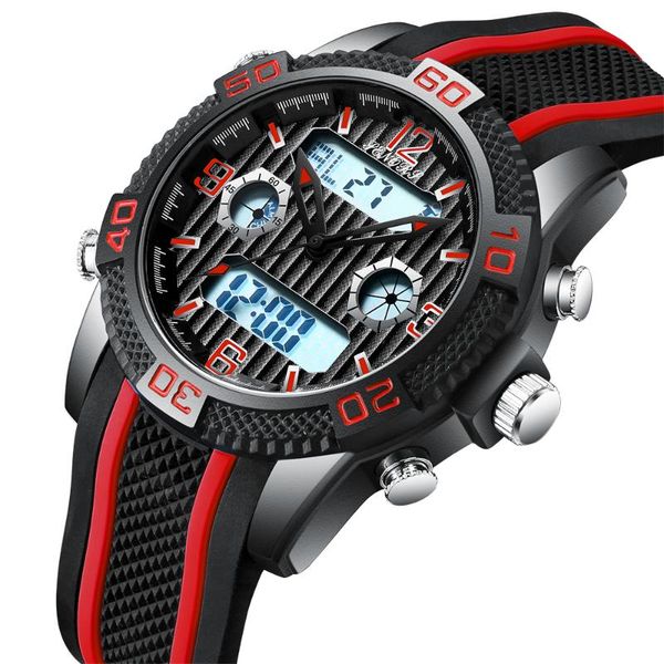 wristwatches senors men's digital watches multifunction sports watch outdoor chronograph alarm waterproof dual led display clock reloj, Slivery;brown
wristwatches senors men's digital watches multifunction sports watch outdoor chronograph alarm waterproof dual led display clock reloj, Slivery;brown