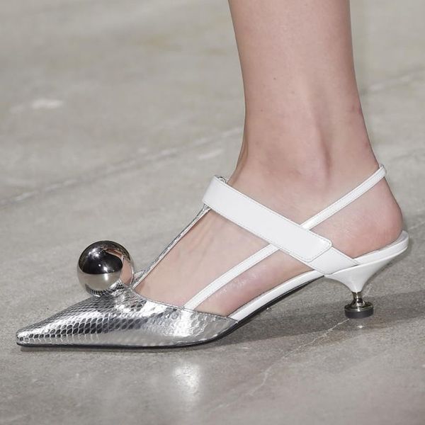 2020 fashion sandals women pointed toe metal round ball high heels shoes women silver v female shoes tacones mujer obuv, Black
2020 fashion sandals women pointed toe metal round ball high heels shoes women silver v female shoes tacones mujer obuv, Black