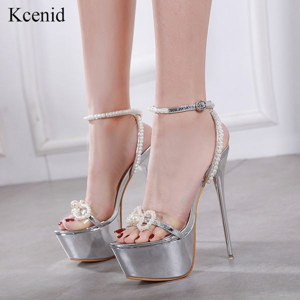 kcenid 2020 new 17.5cm высокие каблуки платформы сандалии лето сексуальные лодыжки ремень открытым носком жемчуг боути партия свадьбы женщин, Black
kcenid 2020 new 17.5cm высокие каблуки платформы сандалии лето сексуальные лодыжки ремень открытым носком жемчуг боути партия свадьбы женщин, Black