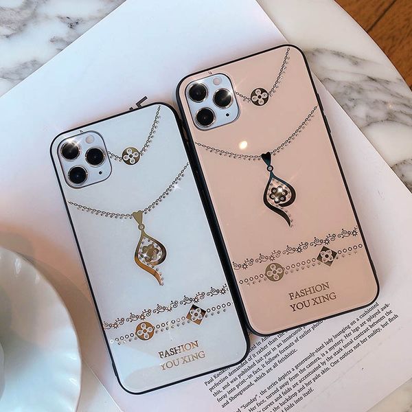 for iphone 11 pro max xs xr xs max fashion necklace sparkly diamond rhinestone phone case for huawei p20 p30 p40
for iphone 11 pro max xs xr xs max fashion necklace sparkly diamond rhinestone phone case for huawei p20 p30 p40