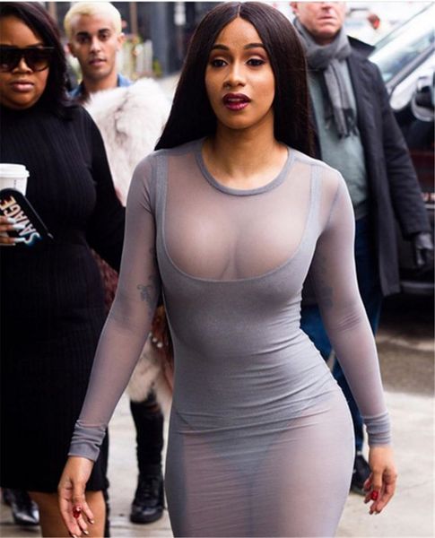 mesh dresses perspective long sleeve dress elasticity designer clothing womens vestidos color solid party ladie bodycon wdtqq, Black
mesh dresses perspective long sleeve dress elasticity designer clothing womens vestidos color solid party ladie bodycon wdtqq, Black
