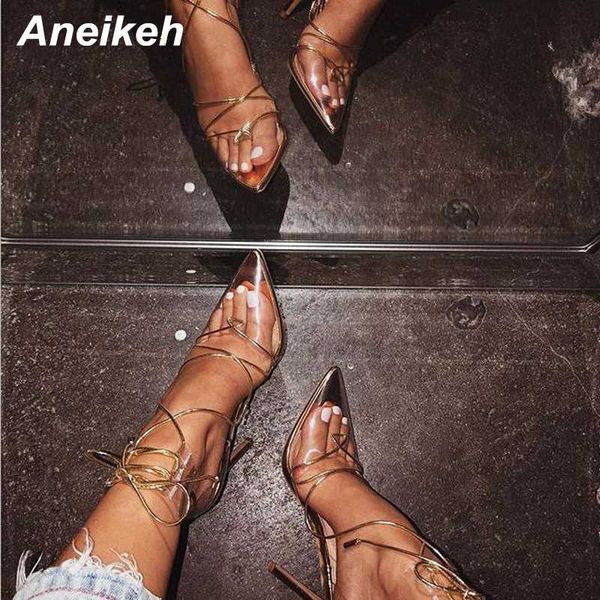 aneikeh fashion pointed end cross-strap clear pvc transparent sandals women shoes cover heel stilettos high heels sandals summer, Black
aneikeh fashion pointed end cross-strap clear pvc transparent sandals women shoes cover heel stilettos high heels sandals summer, Black