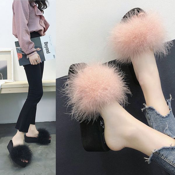 summer women shoes fur slipper girl luxury indoor slides flats furry flip flops wholesale plush shoes drop ship, Black
summer women shoes fur slipper girl luxury indoor slides flats furry flip flops wholesale plush shoes drop ship, Black