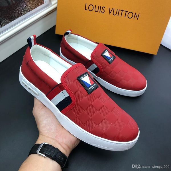 2020 men's flat shoes, luxury designer fashion sneakers, comfortable and versatile, many colorsas, Red;white
2020 men's flat shoes, luxury designer fashion sneakers, comfortable and versatile, many colorsas, Red;white
