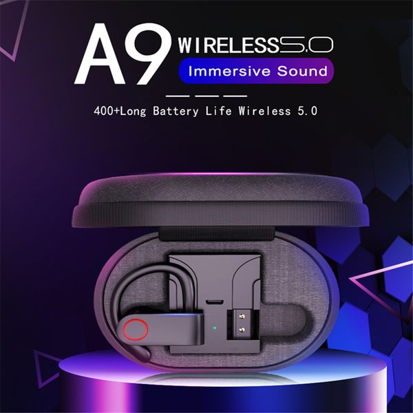 a9 tws wireless bluetooth earphone with 300mah charging box bluetooth v5.0 true stereo wireless earphones earbuds headset
a9 tws wireless bluetooth earphone with 300mah charging box bluetooth v5.0 true stereo wireless earphones earbuds headset