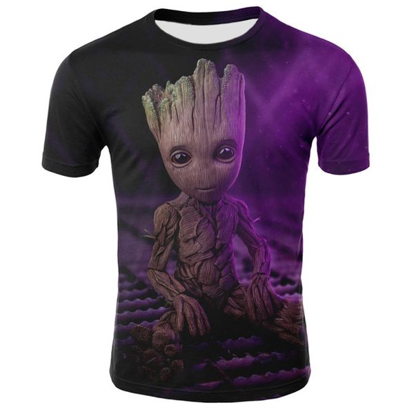 summer face fun and 3d print shirts hippie humor comics men clothing
