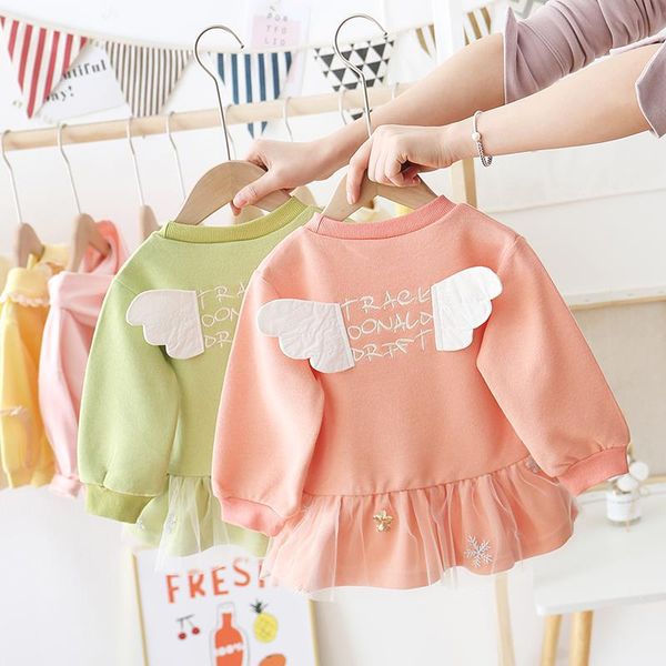girl's dresses spring autumn children's wing t-shirt baby girls sweet cotton printing princess dress lace hem t-shirts kids, Red;yellow
girl's dresses spring autumn children's wing t-shirt baby girls sweet cotton printing princess dress lace hem t-shirts kids, Red;yellow