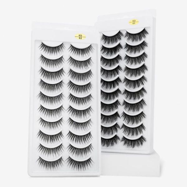 false eyelashes 10 pairs natural 3d mink hair fluffy soft makeup eyelash extensions handmade cruelty-free
false eyelashes 10 pairs natural 3d mink hair fluffy soft makeup eyelash extensions handmade cruelty-free