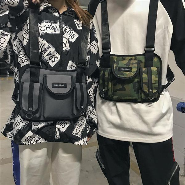 women fanny nylon harness chest rig waist pack kanye west punk canvas chest bags black mens hip hop streetwear tactical bag 503
women fanny nylon harness chest rig waist pack kanye west punk canvas chest bags black mens hip hop streetwear tactical bag 503