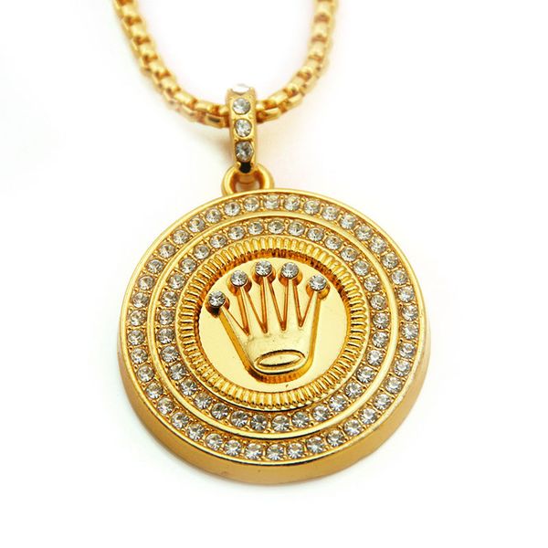iced out crystal crown round pendant necklace hip hop gold plated bling necklaces with chain jewelry for men and women, Silver
iced out crystal crown round pendant necklace hip hop gold plated bling necklaces with chain jewelry for men and women, Silver