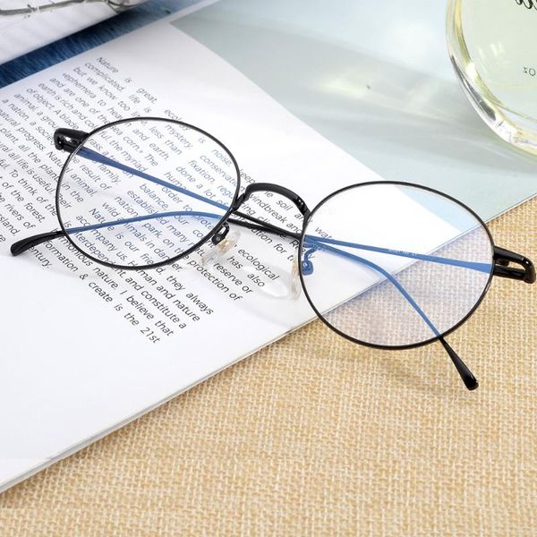lightweight titanium nerd retro round circle glasses for men and women optical prescription eyeglasses frame oculos de grau, Black
lightweight titanium nerd retro round circle glasses for men and women optical prescription eyeglasses frame oculos de grau, Black